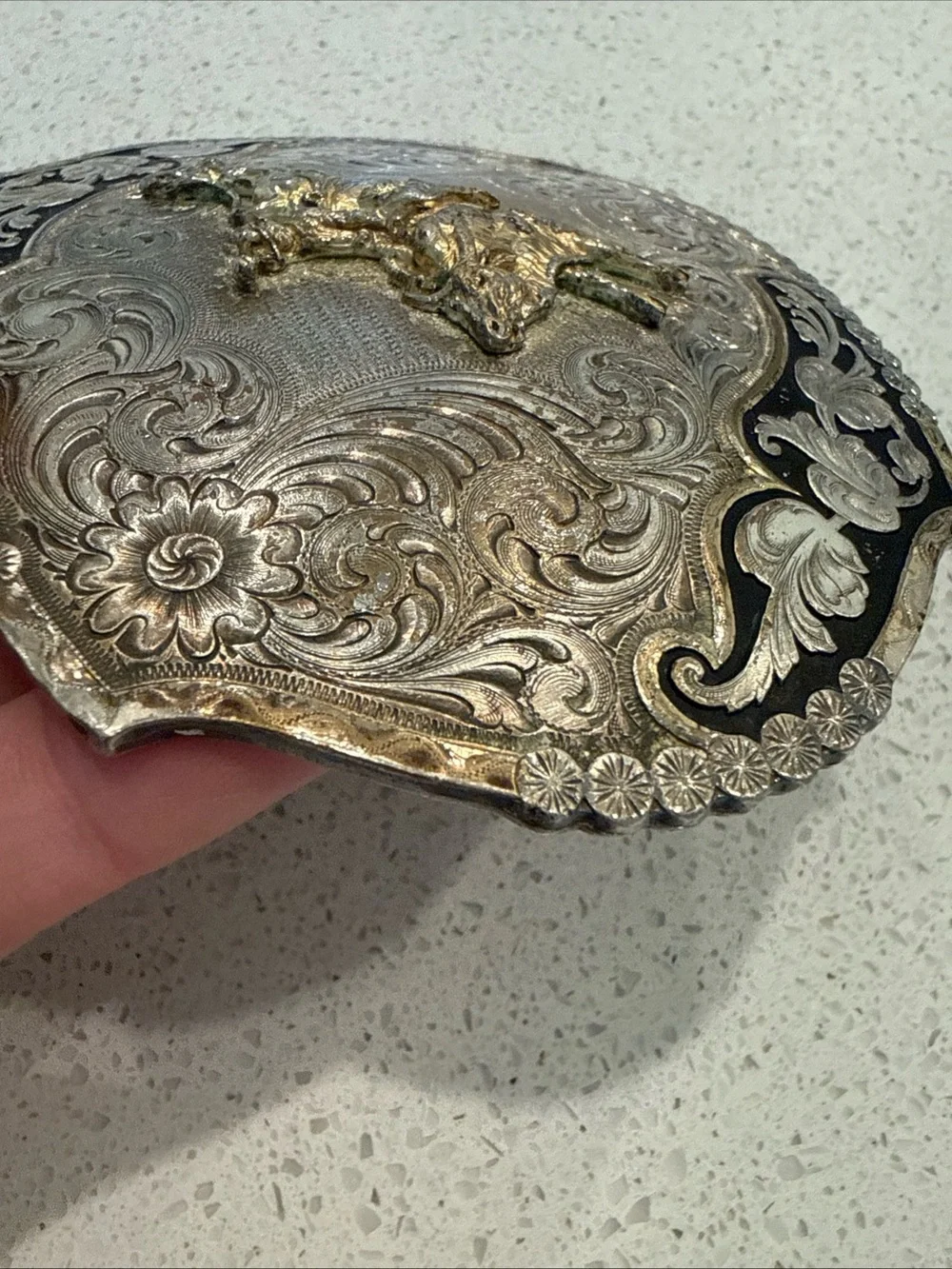 Montana Silversmiths Western Belt Buckle Bull Rider